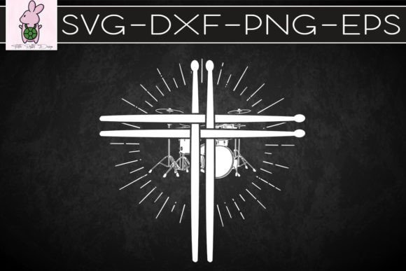 Christian Drum Stick Cross Funny Crafts