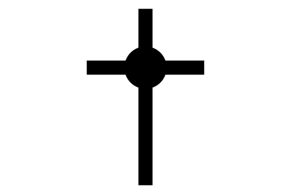 Christian Faith Symbol. Catholic Cross. Illustrations