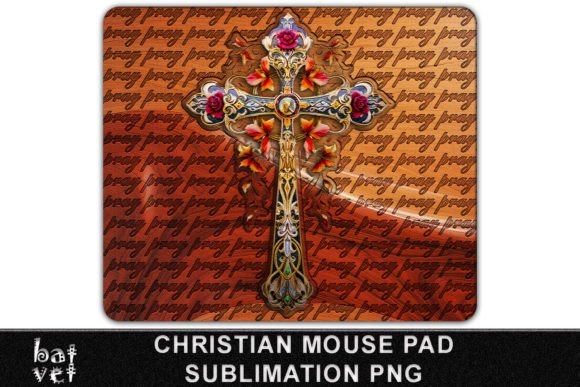 Christian Mouse Pad Sublimation Design for Crafts