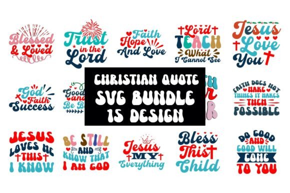 Christian SVG Bundle 15 Design for Crafts