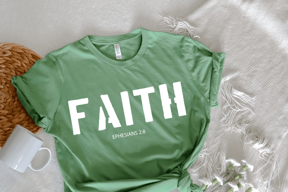 Christian SVG Faith Shirt PNG & Crafts