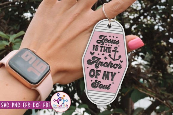 Jesus is the Anchor of My Soul Keychain Crafts