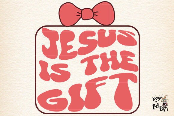 Jesus is the Gift Christmas Sublimation Crafts