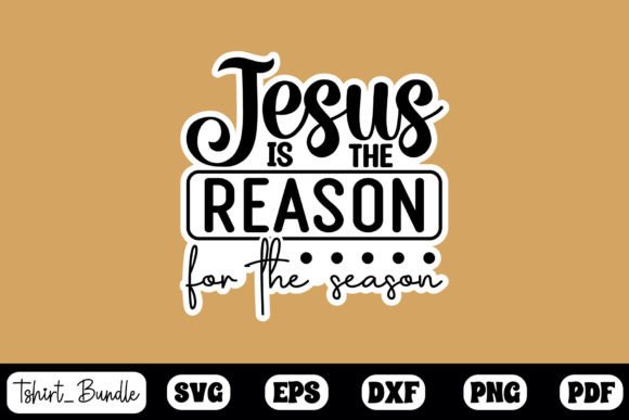 Jesus is the Reason for Sticker Design