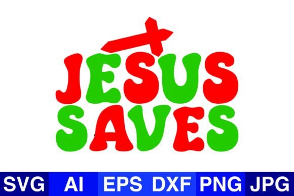 Jesus Saves, Christmas SVG PNG Designs