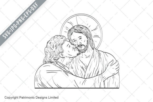 Judas Iscariot Betrayal of Jesus Drawing and Illustrations