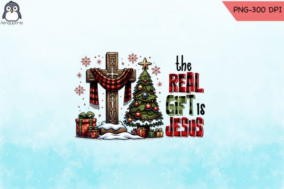 Real Gift Jesus Christmas PNG & Crafts