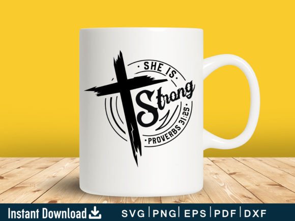 She is Strong Svg, Jesus Svg Shirt and Crafts