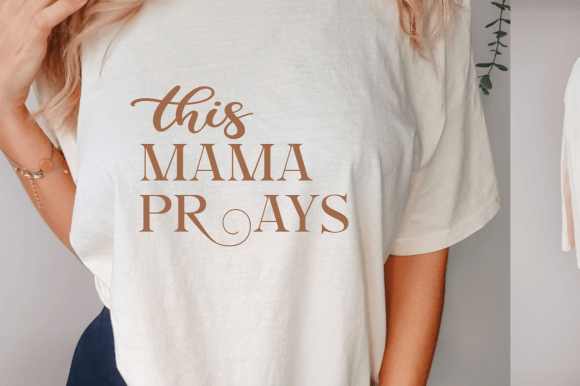 This Mama Prays Cute Christian Svg Crafts